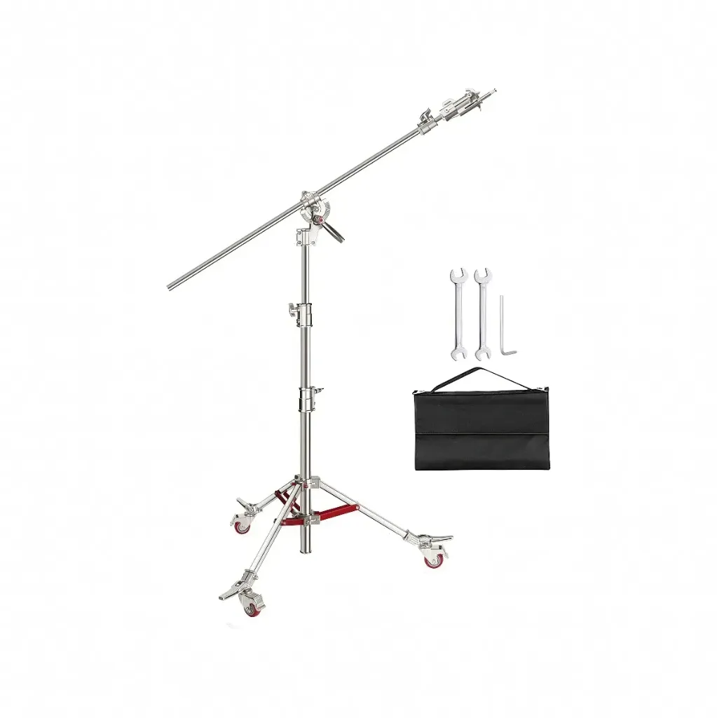 Neewer Stativo C-STAND con ruote e carrucole H-MAX 440CM