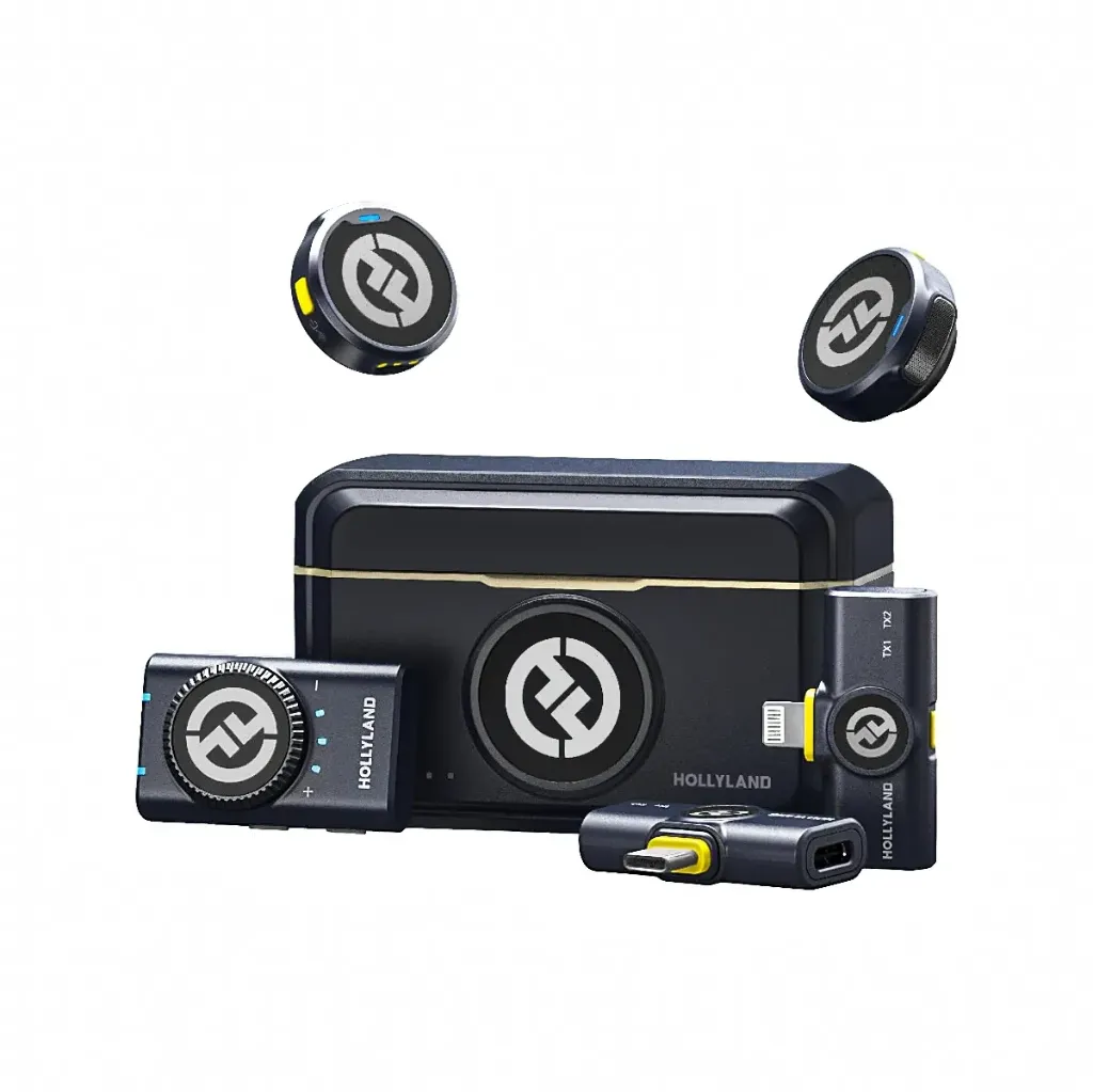 Hollyland Lark M2 Combo (2TX+3RX) Microfono Lavalier Wireless